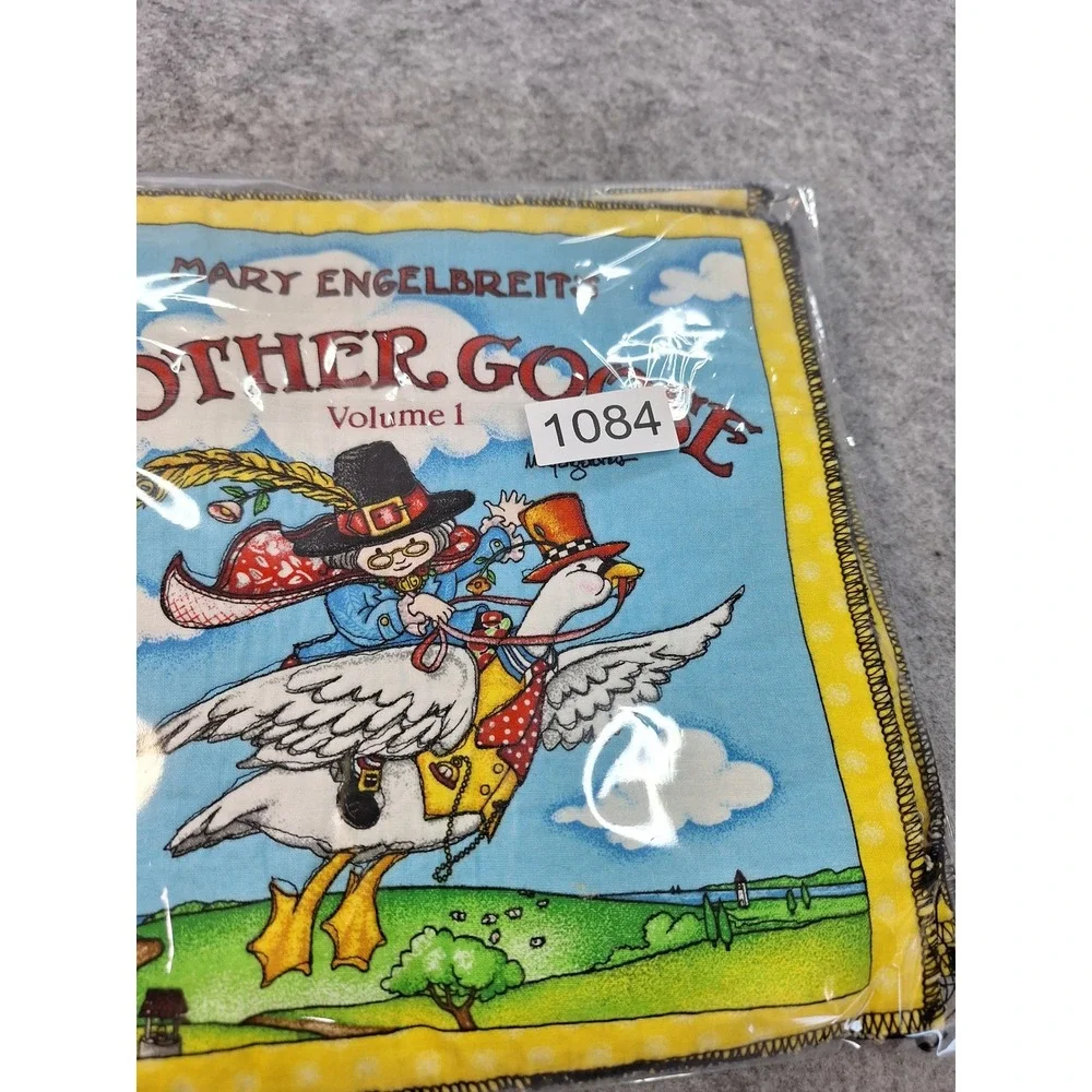 Mary Engelbreit Mother Goose Volume 1 Fabric Cloth Book Nursery Rhymes Handmade